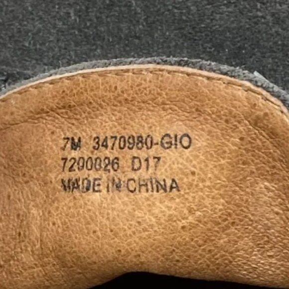 Frye Erica Suede Studded Pointed Toe Oxford Shoes - Size 7 - Picture 9 of 9